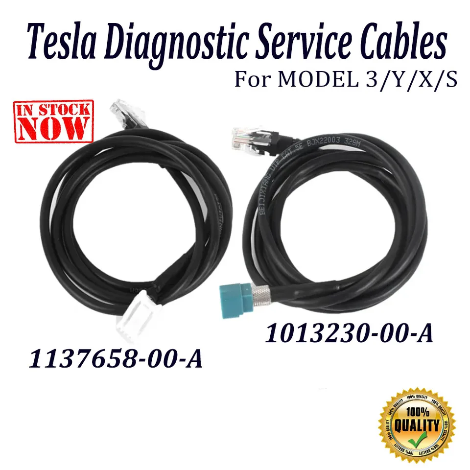 1137658-00-A / 1013230-00-A pre Diagnostické káble Ethernet 1,5 metrov pre súpravu 3, pre model 3 y model XS Ethernet