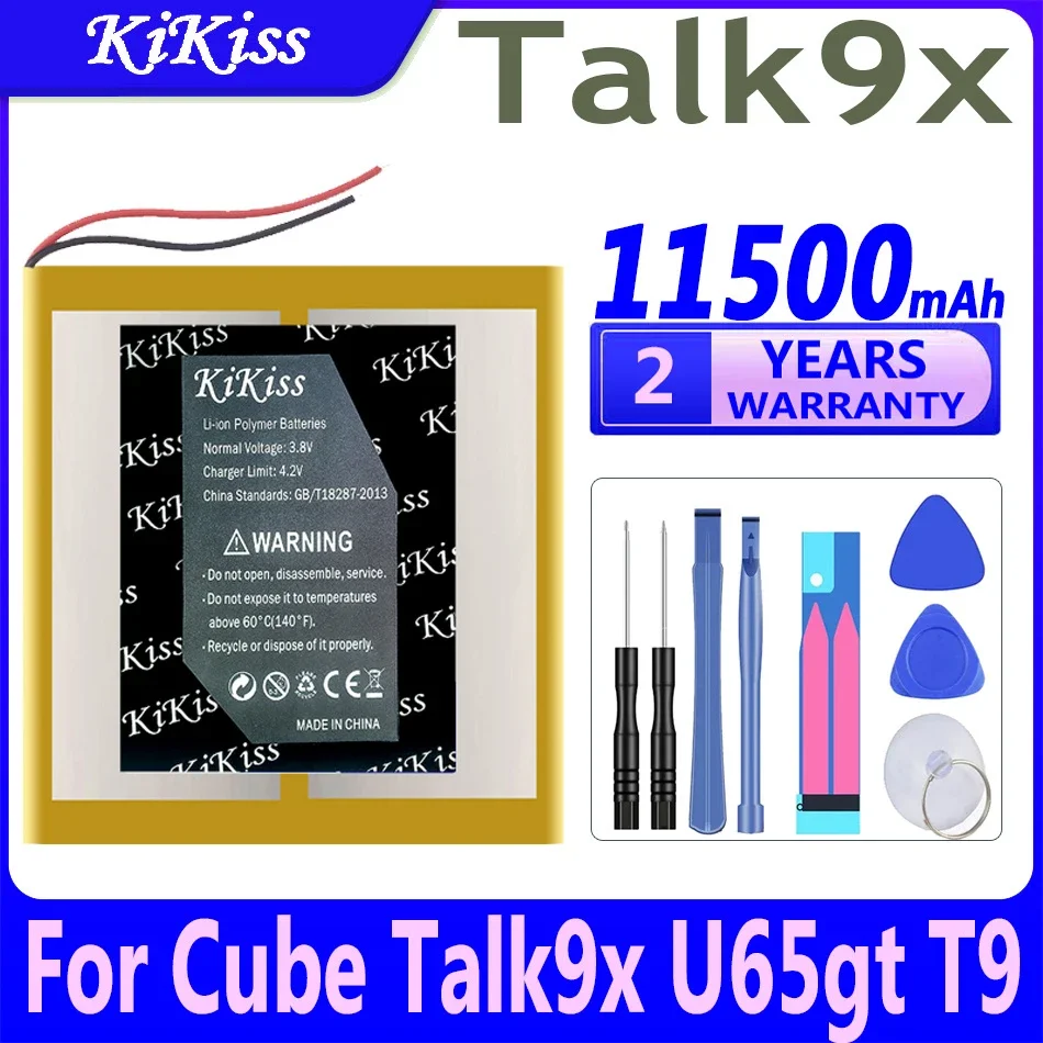 11500 mah Kikiss Výkonná batéria Talk 9x pre Cube Talk9x U65GT T9 pre AlldoCube Talk9 Talk9x