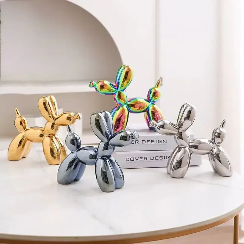 11cm mini keramický balónový ps Abstrakt Ornament Kreatívna sochárska študijná miestnosť socha domácej kancelárie Doplnky Festival Festival dekorácia