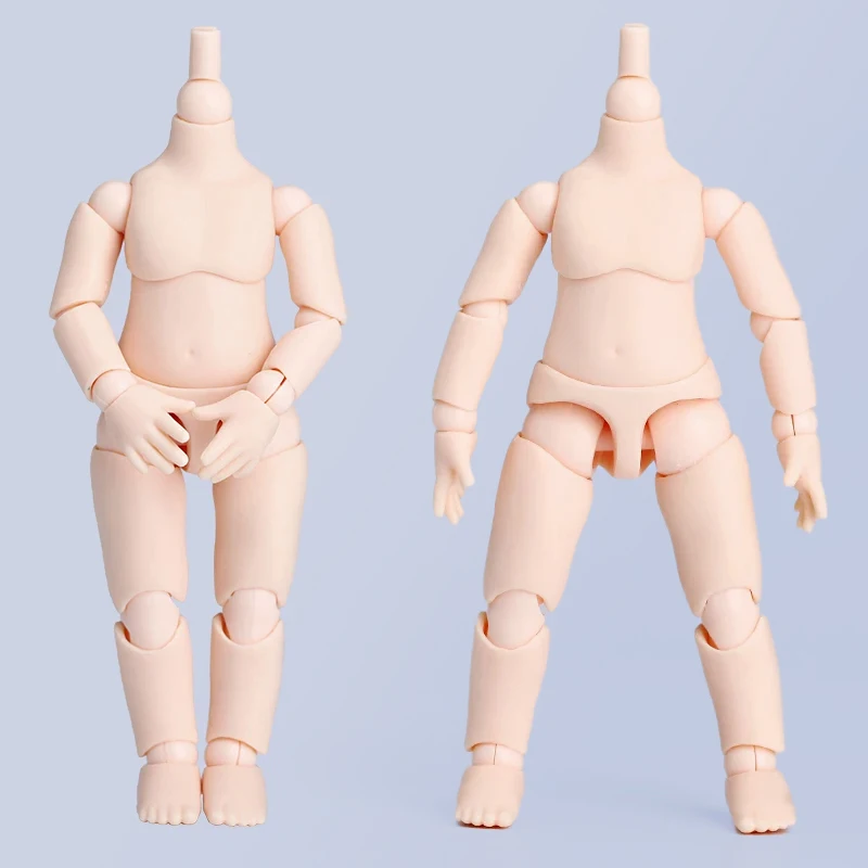 11cm Obitsu11 1/11Bjd Nude Dolls Movakble Coming 19 kĺbov OB11 BJD Doll ymy, GSC Body Doll Adsessory Módne bábiky s rukou