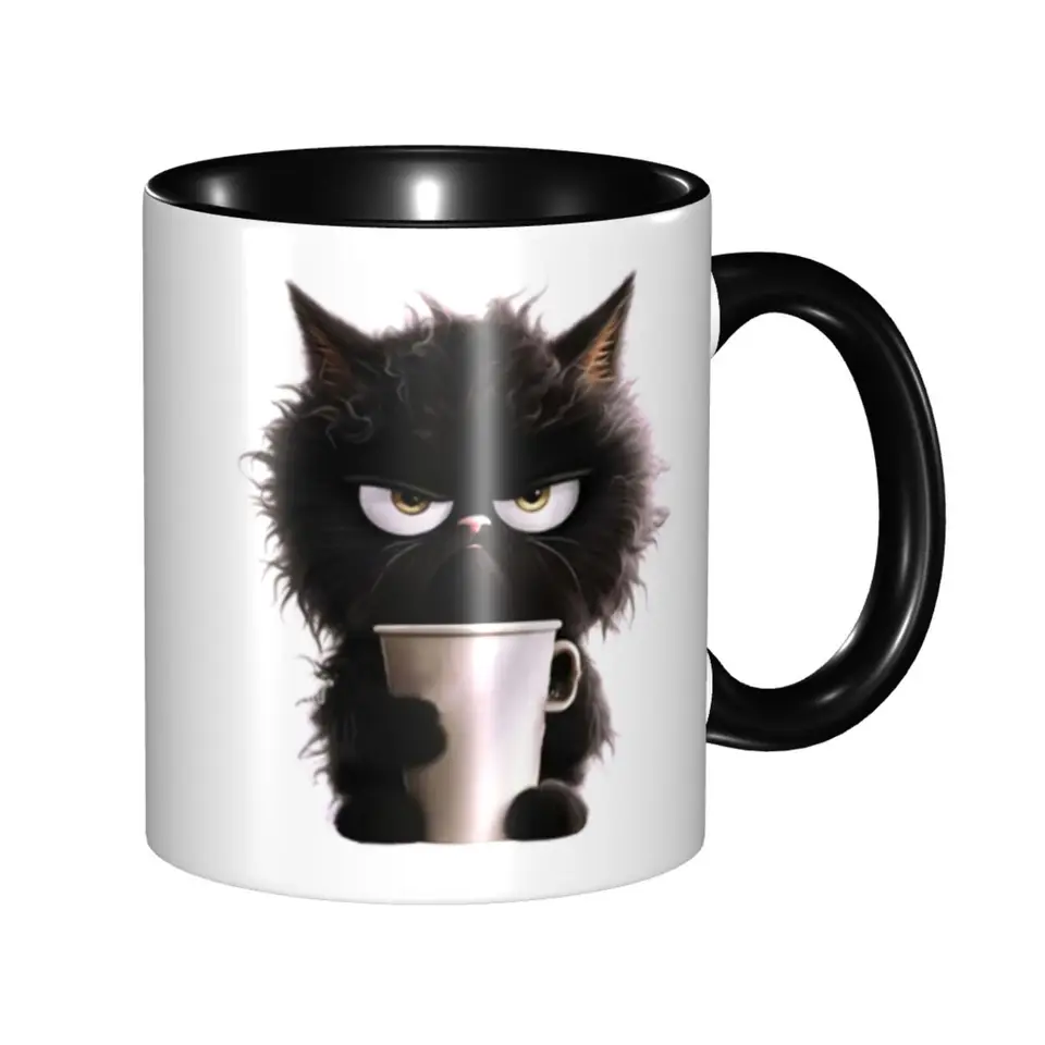 11oz vtipný mačkový popoludňajší čaj Hrk