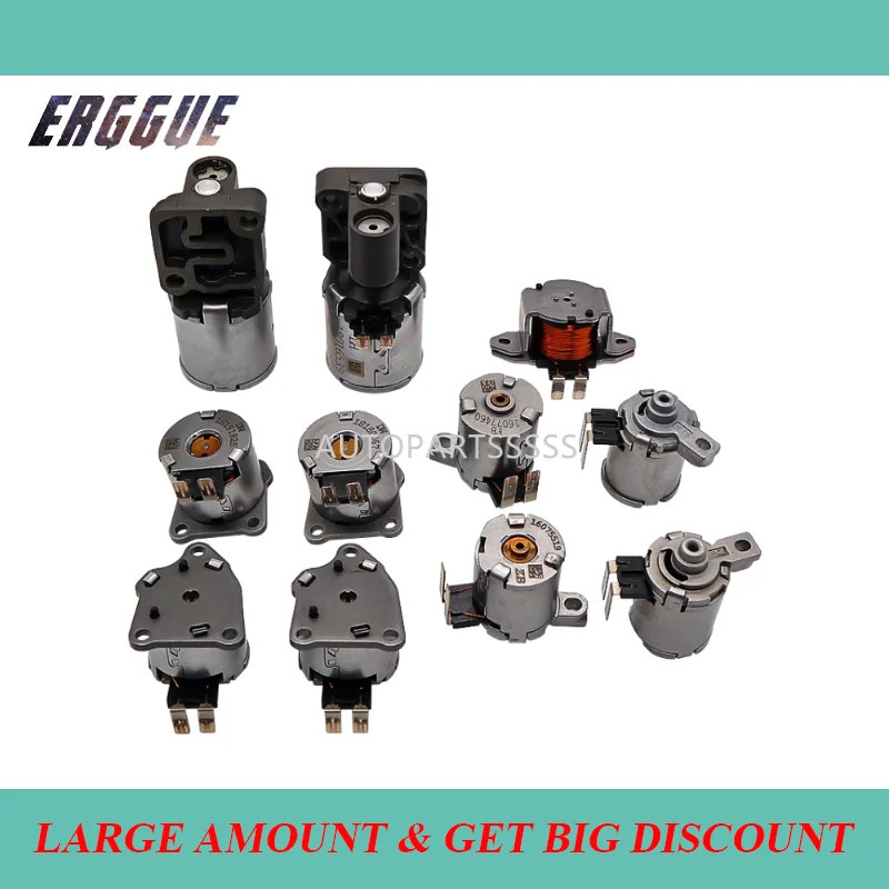11pcs Original 02E DQ250 DSG 6 Speed ​​Automatic prevodovky prevodovky Solenoids Solenoids pre VW Golf Jetta pre Audi A3 Q3
