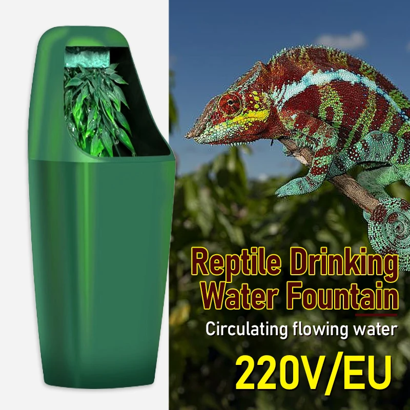 11x27cm ABS Automatická plazová voda na pitie filtra kŕmenia Filtry Nástroje pitná voda Fontána Lizard Chameleon Amfibian