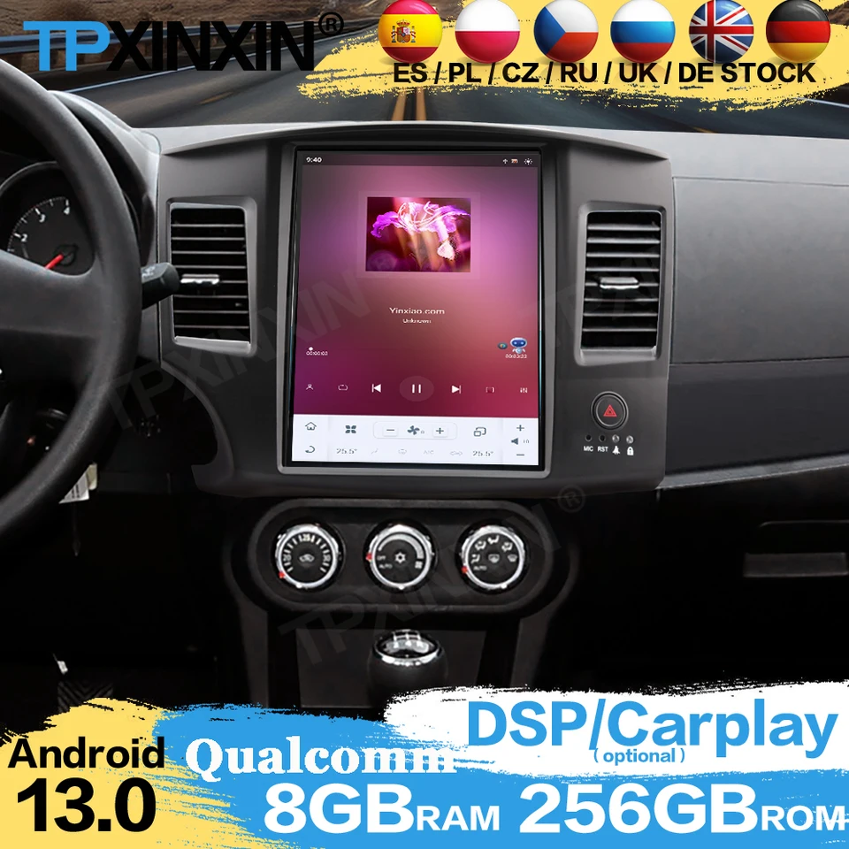 12.1 '' Android Auto Vertical Screen Multimedia Stereo pre Mitsubish Lancer Ex 2010 ~ 2015