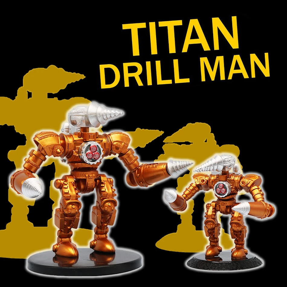 12/11cm toaleta Skibidi Anime postava zlata Titan Drill Man Action Figule PVC Collection Model Hray pre Kid Halloween vianočný darček