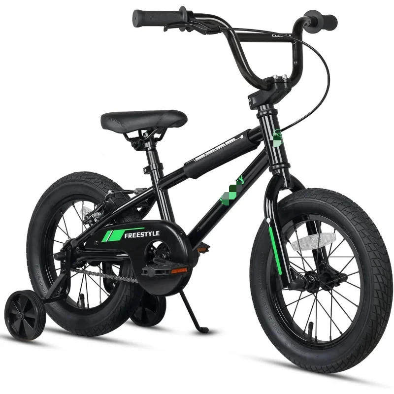 12 14 16 palcových detských bicyklov BMX Bicycle s tréningovými kolesami Coaster Brake pre 1-8 rokov staré batoľatá