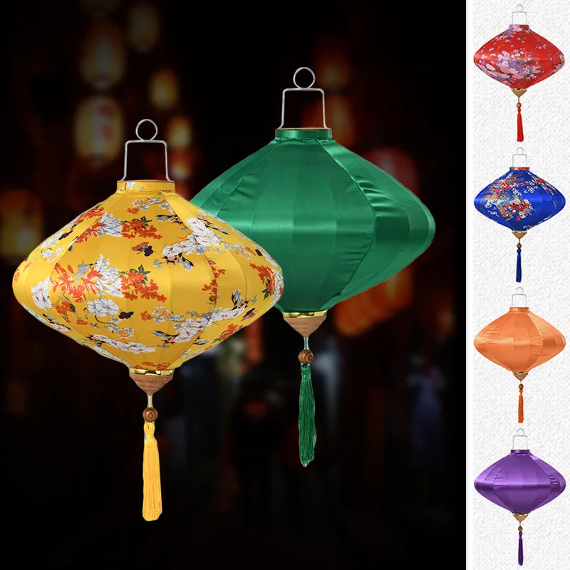 12/14in festival tlačený lucerny Domov Hotel Hotel Outdoor Hanging Decor Lantern Svadobná strana Nový rok dekorácie balkóna Luster