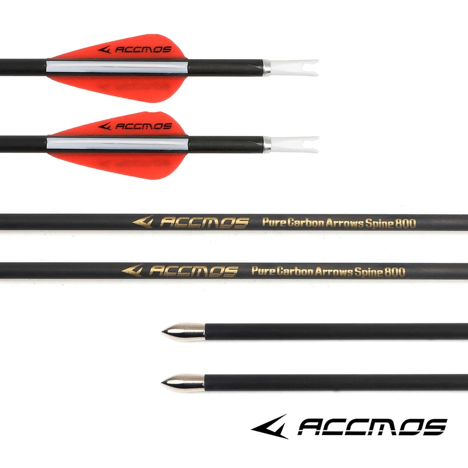 12/24ks Pure Carbon Arrow Id4.2mm chrbtica 250/300/400/500/600/700/800/900/1000/1100/1300/1500/1800