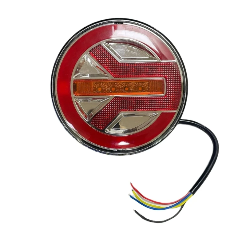 12-24V Amber Red Taillight Dynamic Turn Brake Tail Stop Lamp