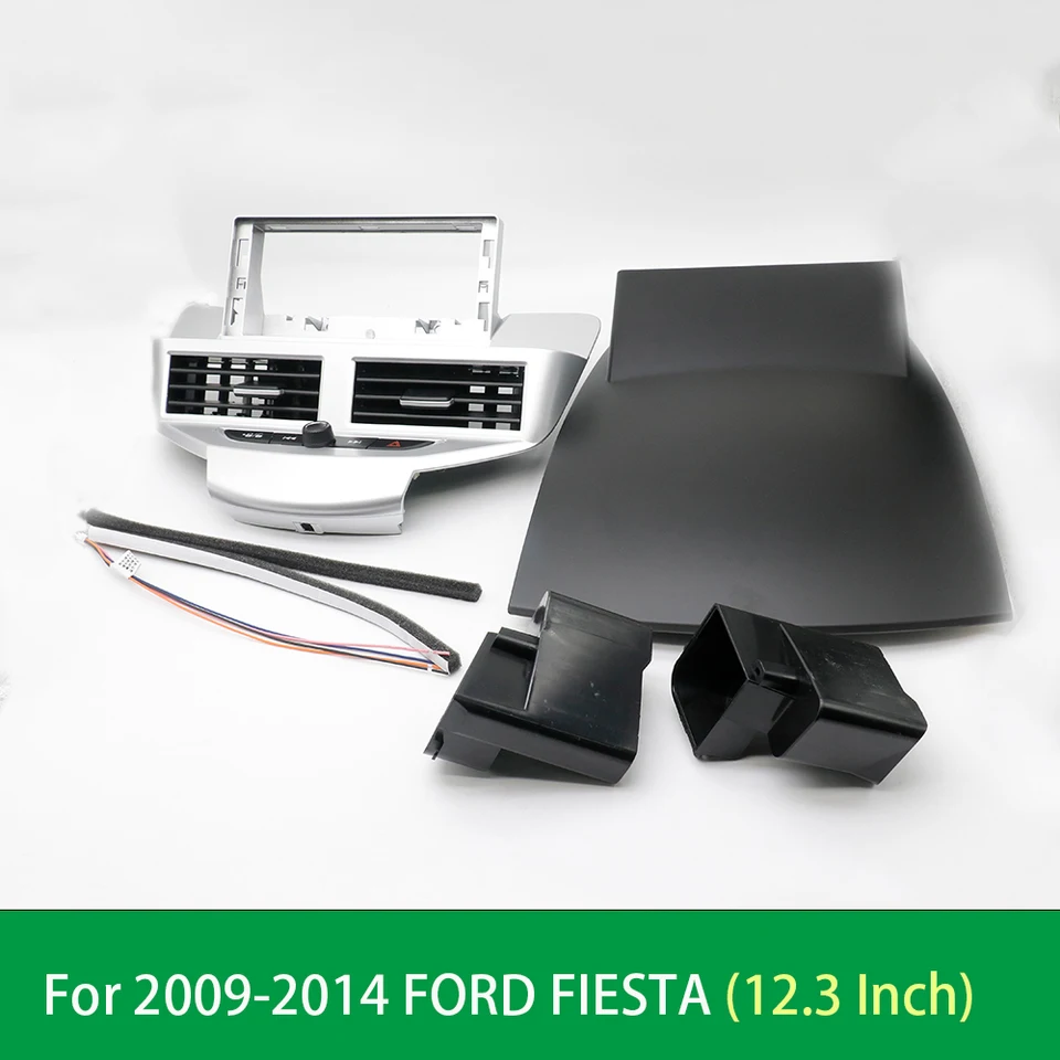 12,3 palca pre roky 2009-2014 Ford Fiesta Rádio Radio Stereo GPS MP5 Android Player 2 Din Fascias Panel Panel Dashboard Rám