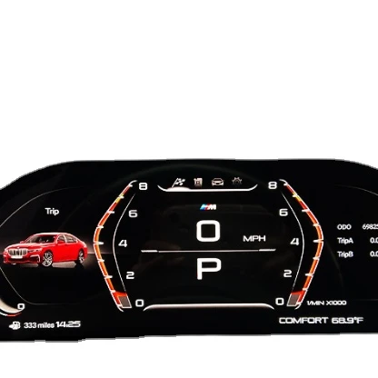 12,3 palcový systém Linux Automatické merač rýchlomer automobil CAR Electric Digital prístrojový panel pre BMW F10 x4 F26