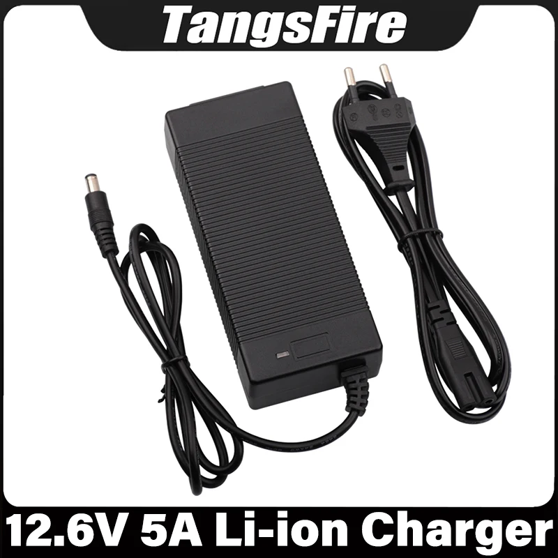 12,6 V 5A Litium Battery Charger 3s pre 18650 12 V Elektrická vŕtačka Li-ion batéria nabíjačka EÚ/AU/UK/US/KR Vysoko kvalitný adaptér
