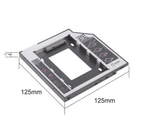 12,7 mm SATA HDD SSD DISK DISK CADDY/BRACKET PRE HP Pavilion G7Z-2100 G7Z-2200 HDX X16-1000 X16-1100 X16-1200 X16-1300