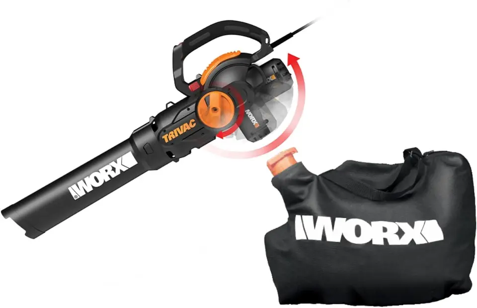 12 AMP Trivac 3-v-1 Elektrický dúchadlo Leaf/Mulcher/Yard Vákuum-WG512