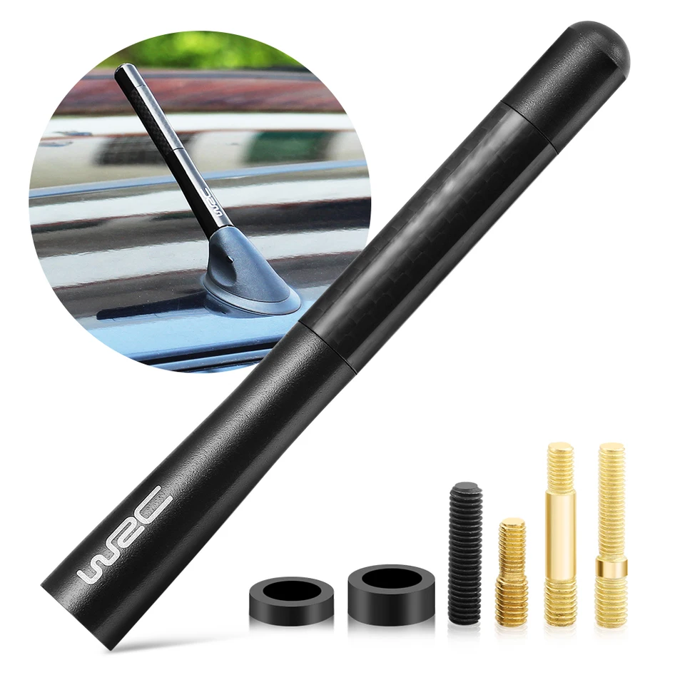12 cm Krátka rádiová anténa z uhlíkových vlákien pre Audi A4 S4 A5 S5 A6 S6 A7 S7 A8 S8 Q5