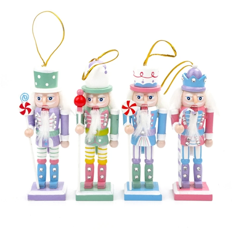 12 cm Luskáčik lampera Puppet ozdoby stolové dekorácie Karikatúry Walnuts Vojaci Band Dolls Luskáčik miniatúry dropship