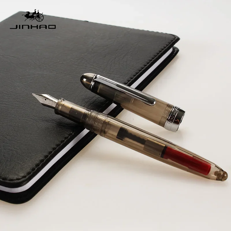 12 farieb pre výber Jinhao 992 Fountain Pen 0,5 mm strieborné klip atramentové ples študentské písanie škôl a kancelárske potreby