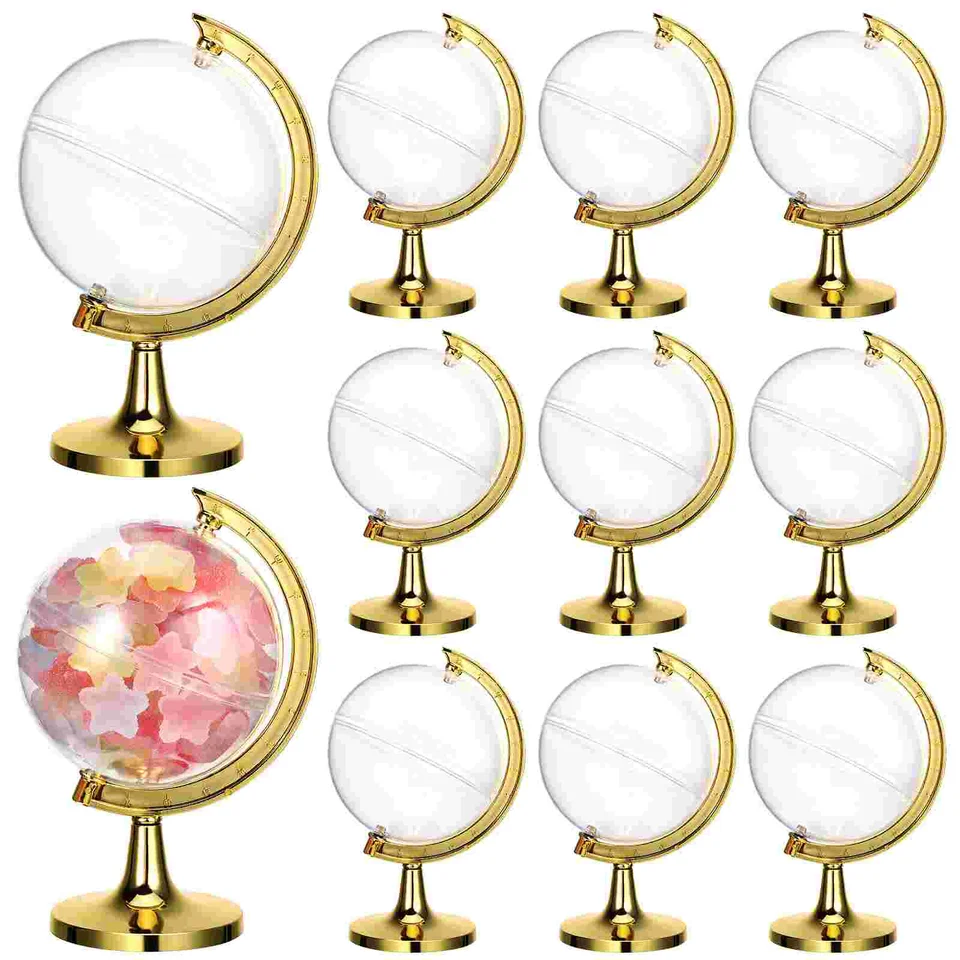 12 ks Balenie tašky Darčeková škatuľka nevesta Baby Globe Candy Jar Candy Box Cytle Darček pre darčeky 1200x700x700cm kontajner