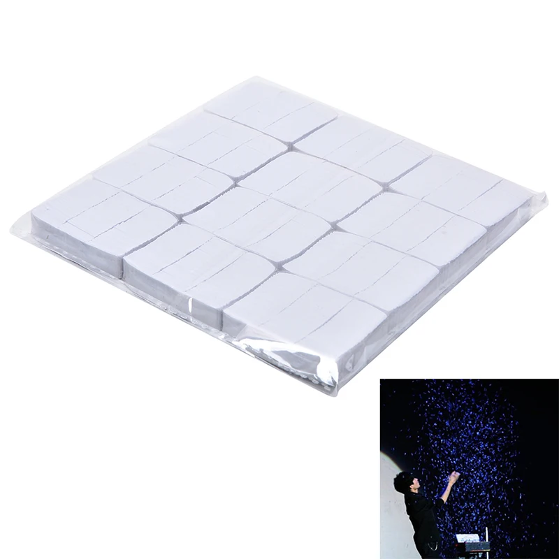 12 ks/sada bielych snehových vločiek snehový papier Snowstorm Magician Magic Triks rekvizity pre domáci Nový rok Navidad