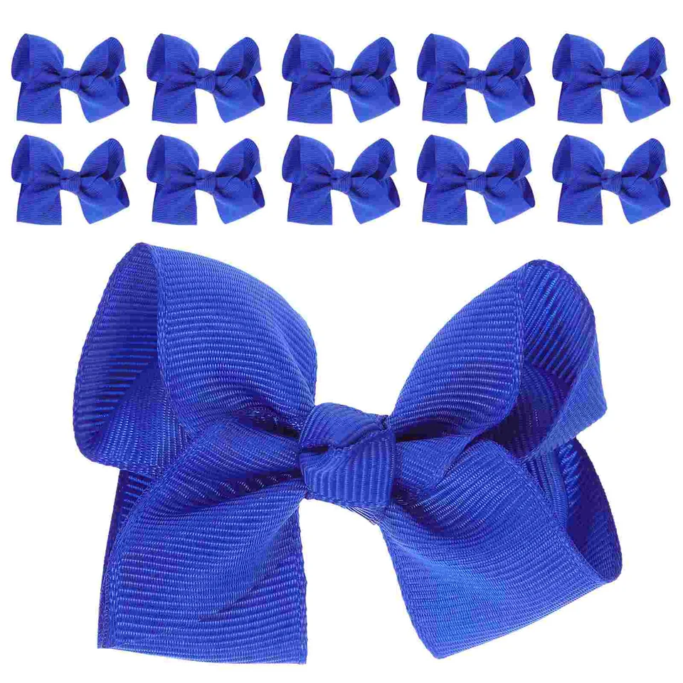 12 ks stuhy pre luky bowknot vlasové špendlíky Barrettes Dievčatá klipy vydať kartu dieťa dieťa