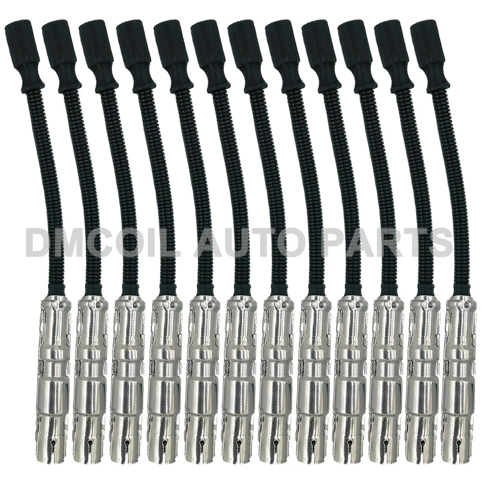 12 kusov zapaľovací drôt zapaľovacej sviečky pre Mercedes-Benz M112 M113 M155 M266 M476 1997- A1121500218 1131500019A A2661500118