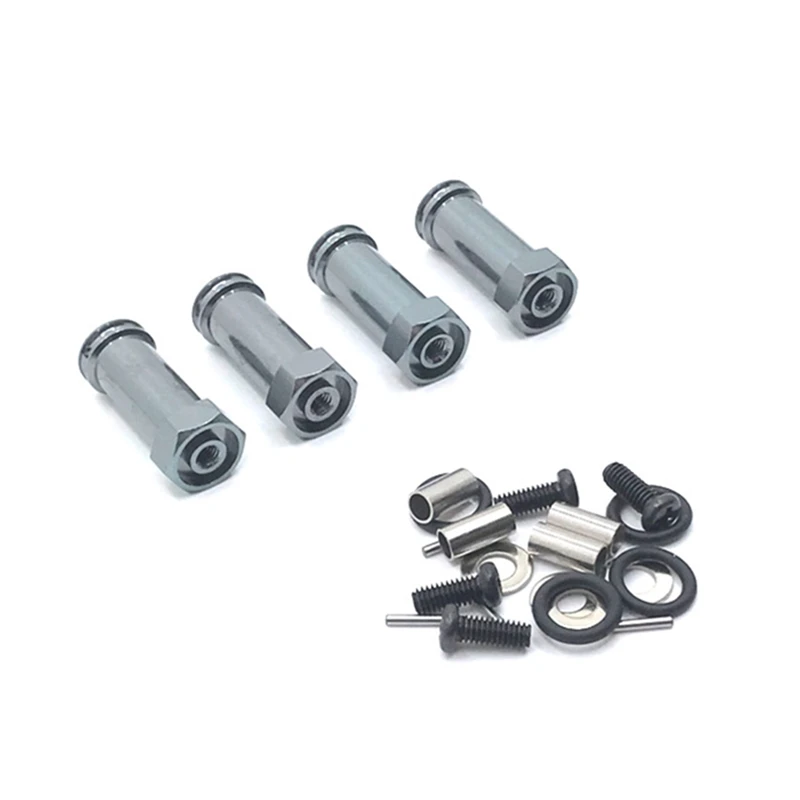 12 mm adaptéry hliníkového kolesa Hex dlhé 30 mm predlžovacie diely RC Conversion Diely pre 1/12 WLToys 12428 12423