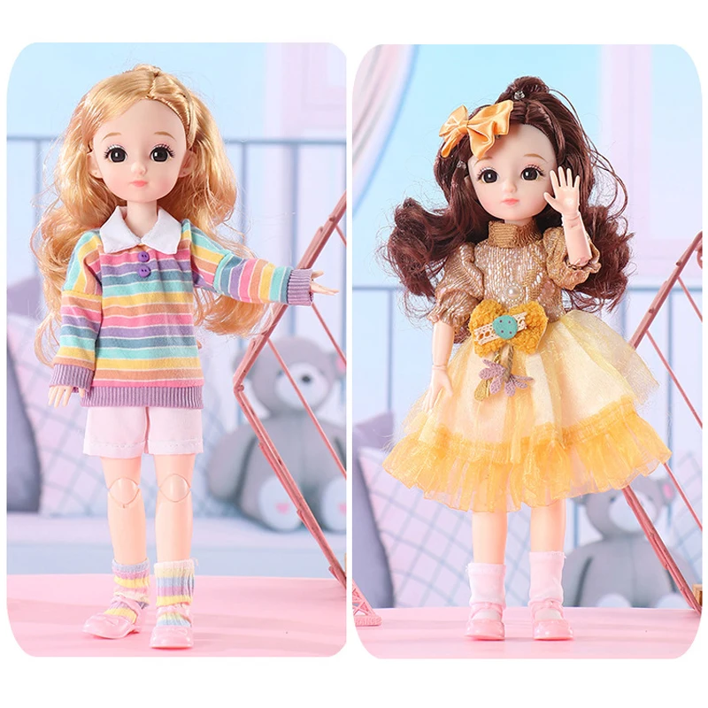 12 palcov 30 cm 1/6 Dievča BJD Dolls s oblečením sukňový klobúk čelenka Obliekanie DIY Hračky Dollouse Accessories