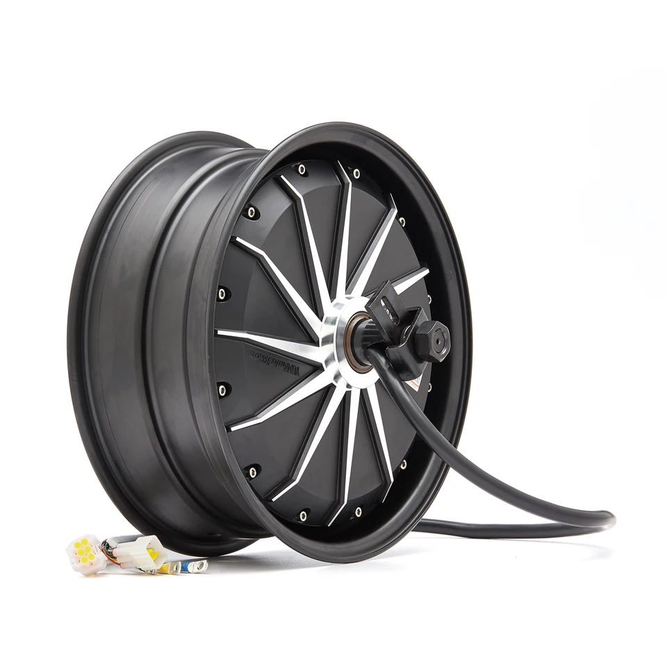 12 palcov 3000W-5000W s certifikátom CCC DC Brushless Electric Motorcycle Motor pre motocykel