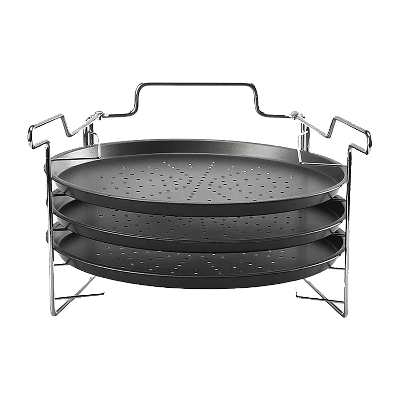 12 -palcová uhlíková oceľ Pizza Tray
