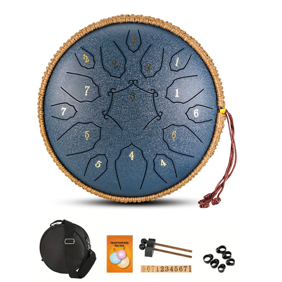 12 -palcové d tónové oceľové bubnové bubny Mini ručné bubny Drums bubny hudba tamburínový bubon s príslušenstvom prístroj Ethereal Drum