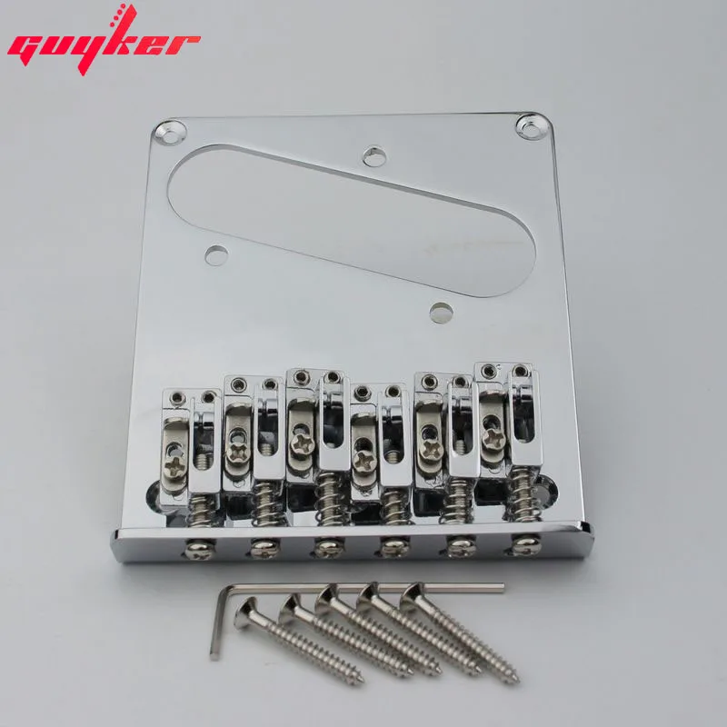 12 struny tl moderného typu Guitar Bridge Chrome
