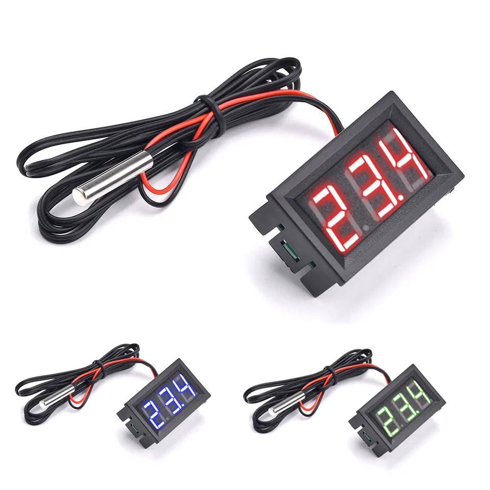 12 V 24 V digitálny merač snímača teploty na teplota teploty Hygrometra
