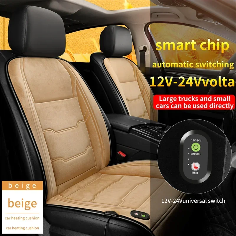 12 V/24 V vyhrievané autosedačky Krytie Vykurovanie Elektrické autosedačky vankúš Kusto