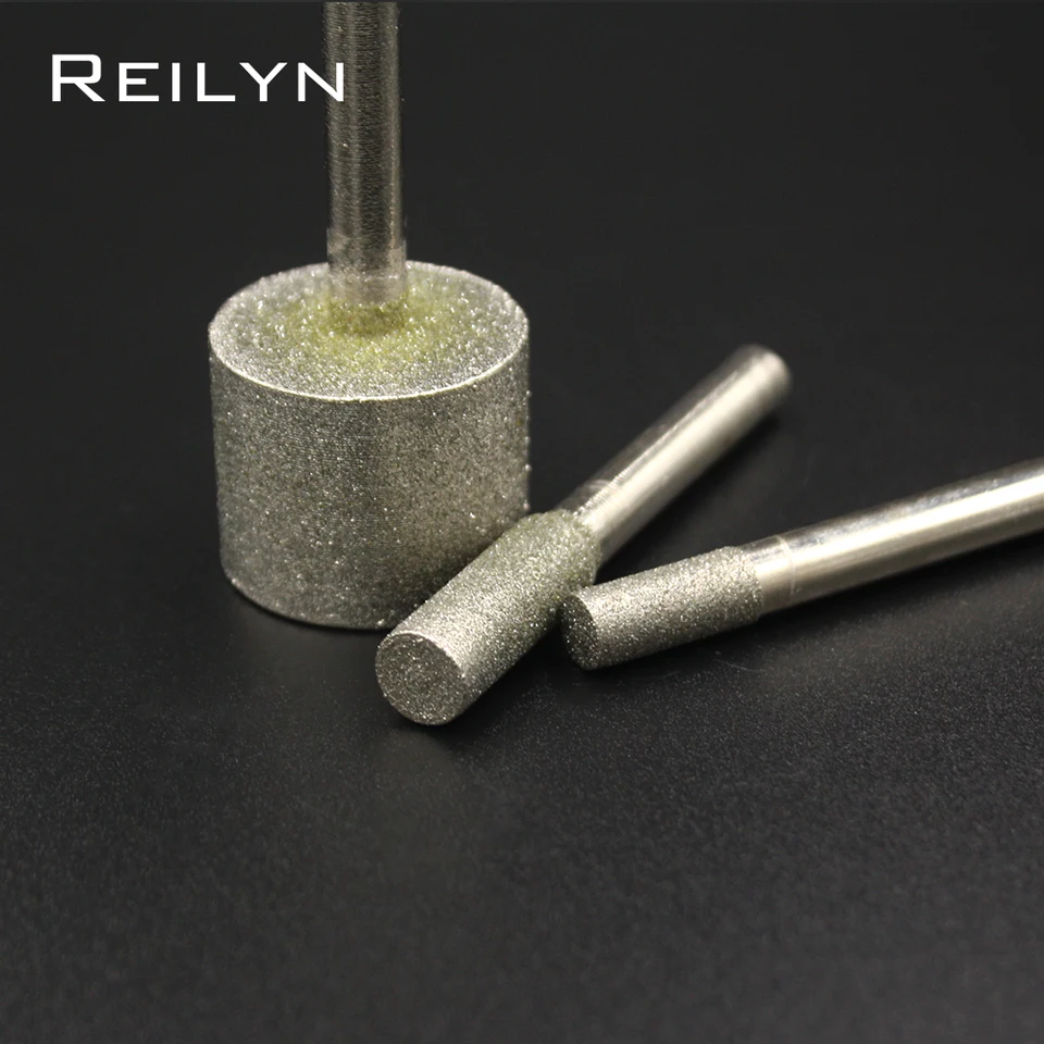 120# 6 mm 6 mm-30 mm mletie Diamond Diamond Brinding Head Emery Brinding Bits na výrobu diamantov