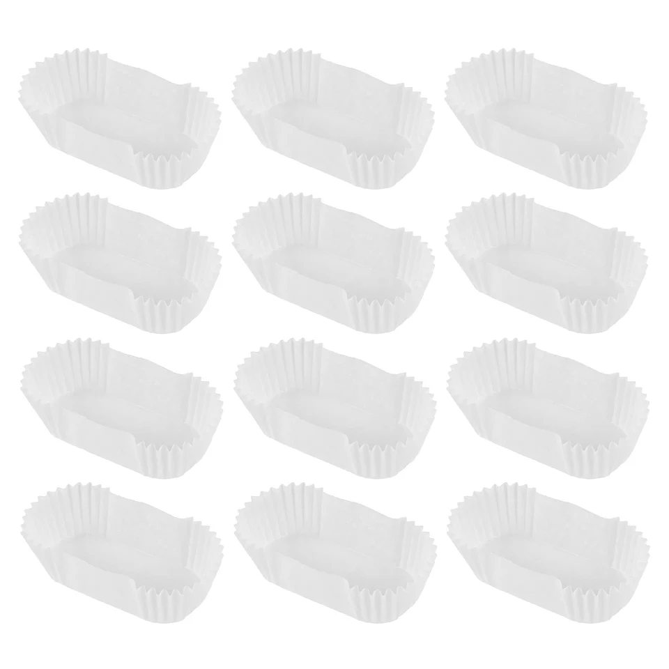 120 balení mastnoty odolné v oblasti bochníkových plechoviek Priamy okraj Place na pečenie papier Non Stick Cake Pans Cake Cain Liner