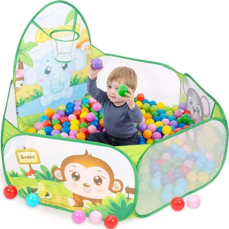 120 cm loptový bazén s košíkmi deti hračky Indoor Ocean Ball Pit Pit Plated Stan Outdoor Hračky Darček pre deti deti Dropshipping