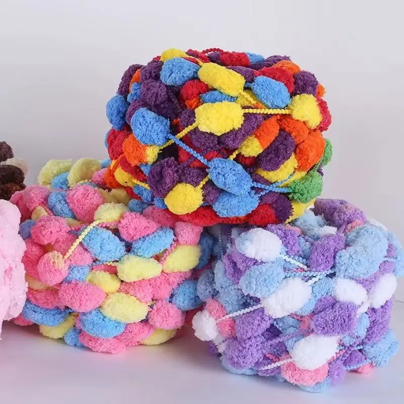120 g / 1pc Chenille Veludo Fio de algodão lão bebê DIY Mão Malha Camisola de Tricô Lã Grossa Quente Crochê Tricô Fios