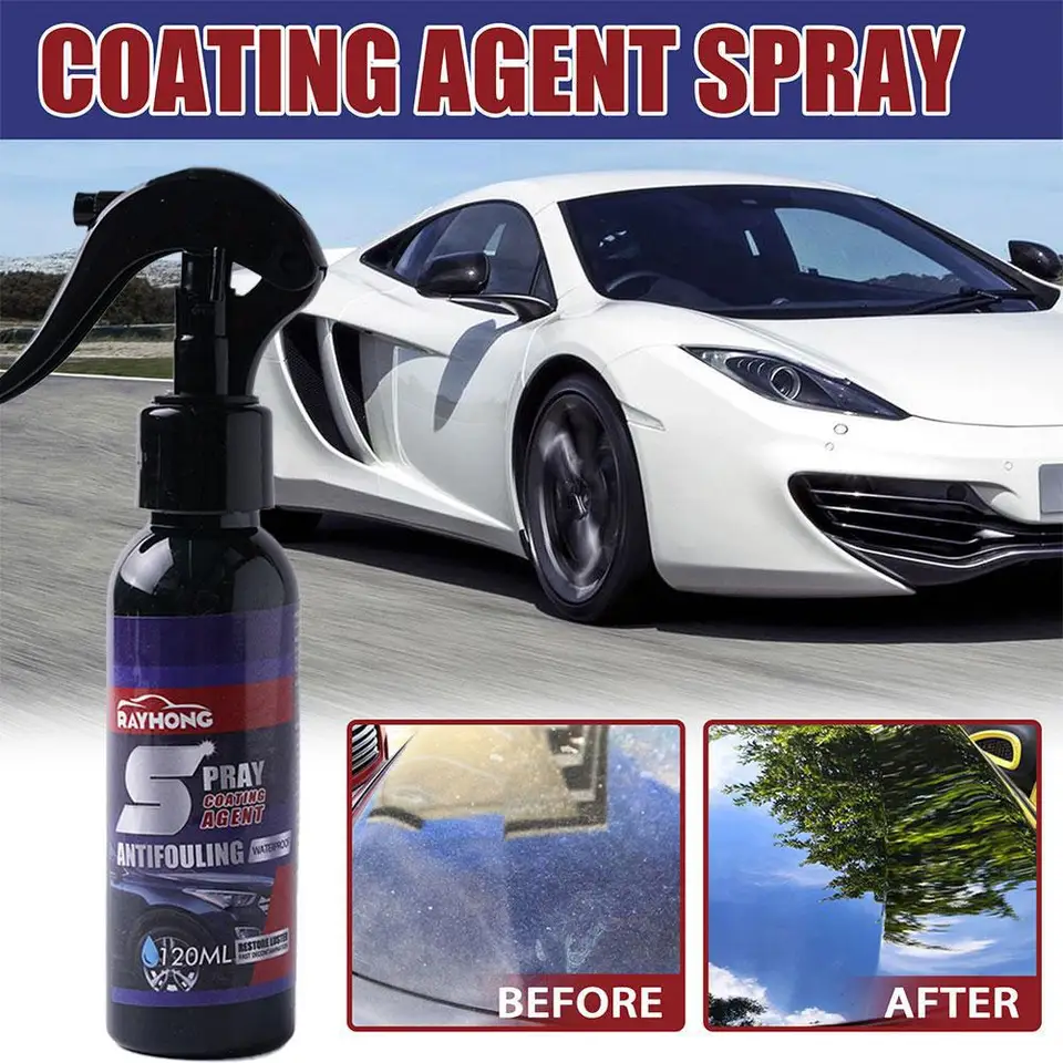 120 ml rýchle pôsobiace povlakové činidlo Kvapalina Nano Ceramic Car Poľh Anti Auto Paint Hydrofóbny sprejový vosk vosk coating Scratch Protel