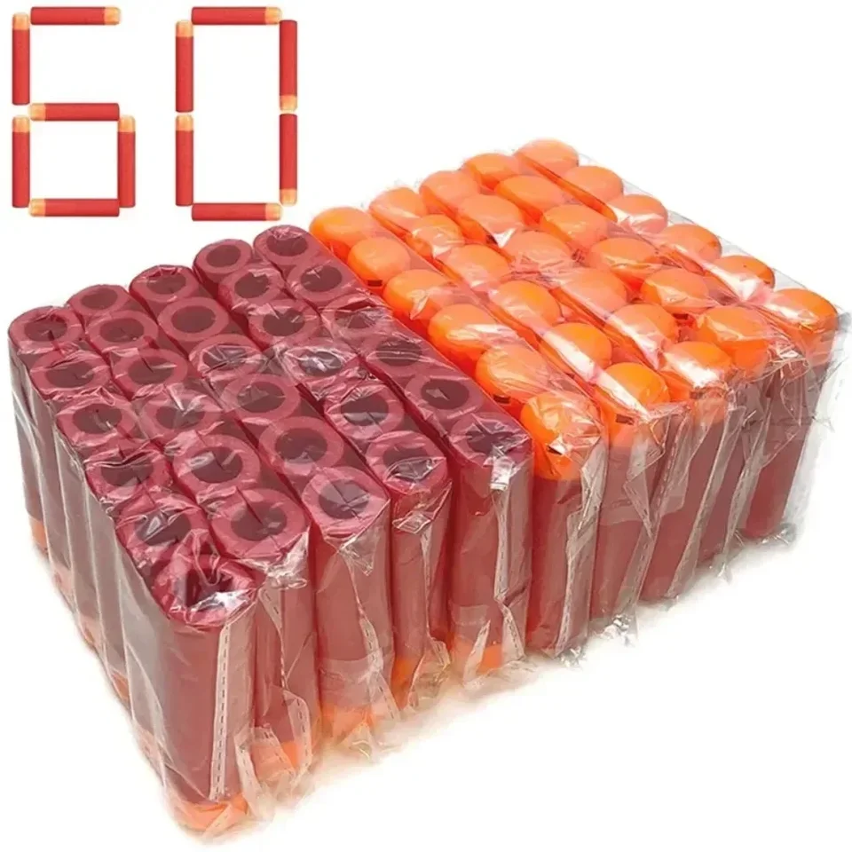 120 Pack Revill DARTS 9,5 cm Foam blaster doplňuje guľky kompatibilné pre Nerf Mega Guns Penové hračky pre deti pre deti darček k narodeninám