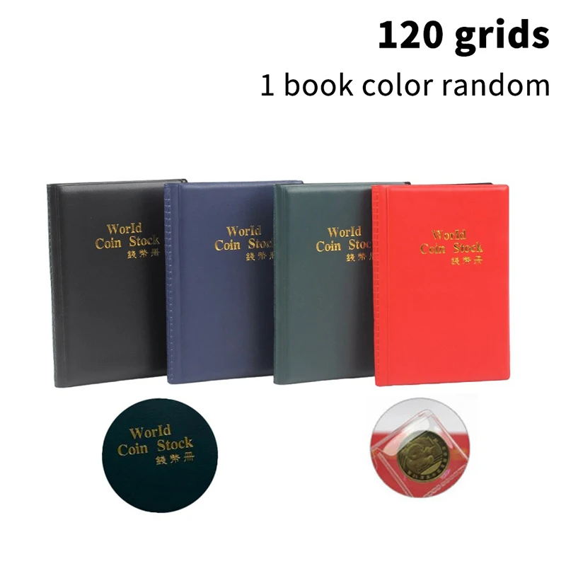 120 vreciek album pre kolekciu Coins Collection Book Home Decotion Photo album Coin Album Držitelia zbierky knihy Scrapbook 1pc
