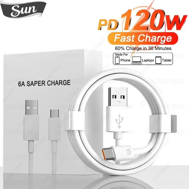 120 W rýchly nabíjací kábel pre Xiaomi Mi 14 13T 12T 13 Ultra Redmi Note 13 12 11 POCO X6 F6 M6 Pro USB na typ C Rýchle nabíjanie