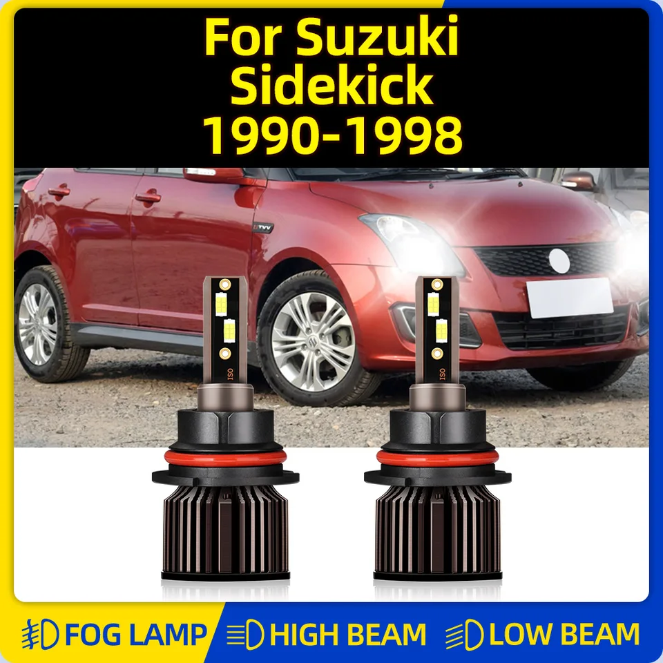 120 W Svetlá automobilov 20000LM LED žiarovky LED žiarovky 12V 6000K Auto lampa pre Suzuki Sidekick 1990 1991 1992 1993 1994 1995 1995 1996 1997 1997 1998