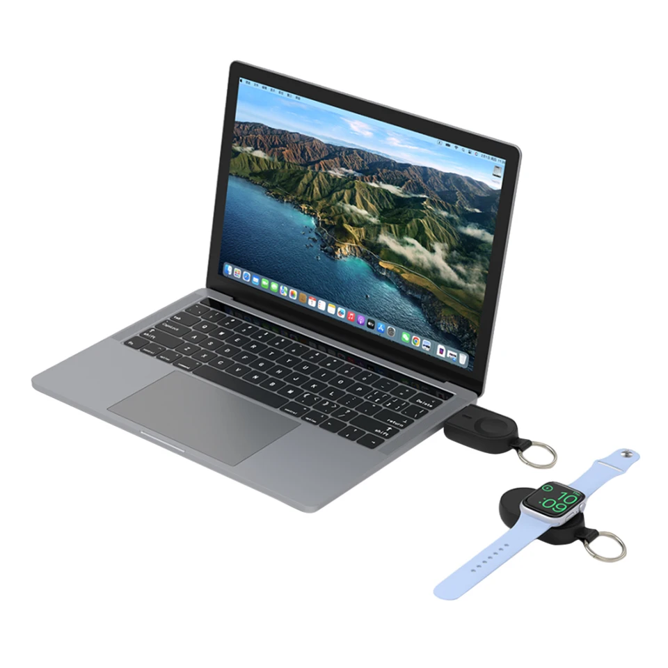 1200 mAh Power Bank pre IWatch s 3 LED ukazovateľmi cestovné bezdrôtové nabíjačku automobilu pre Apple Watch Series 1-9/SE1-2/Ultra