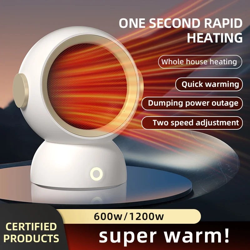 1200 W elektrický ohrievač prenosný stolný ventilátor ohrievača ohrievača teplého vzduchového dúchadla Mini chladič domáci Office Ohrievač na zimu