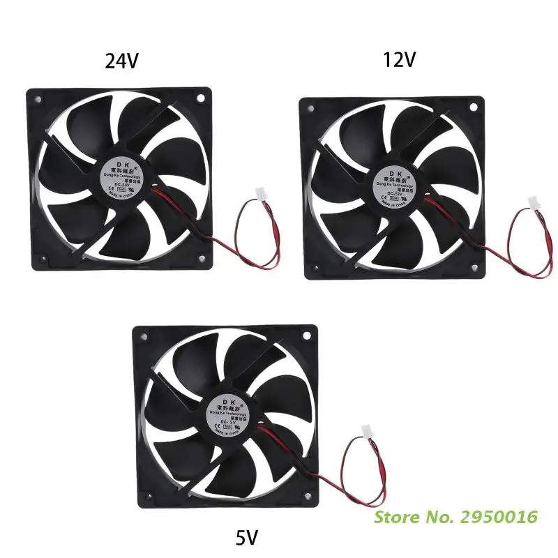 12025 Ventilátor púzdra PC 120 mm počítačový podvozok chladič chladiča 120x120x25mm CPU COURÁR DUAL GULL OLEJ VETICKÝ ventilátor XH2.54