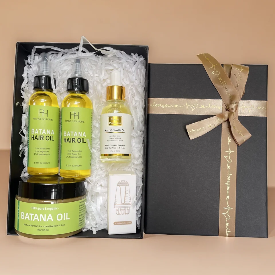 120G Private Label Batana Oil Organic Rast Care Set 100% prírodný organický olej Propagujte rast vlasov Rast batana olej