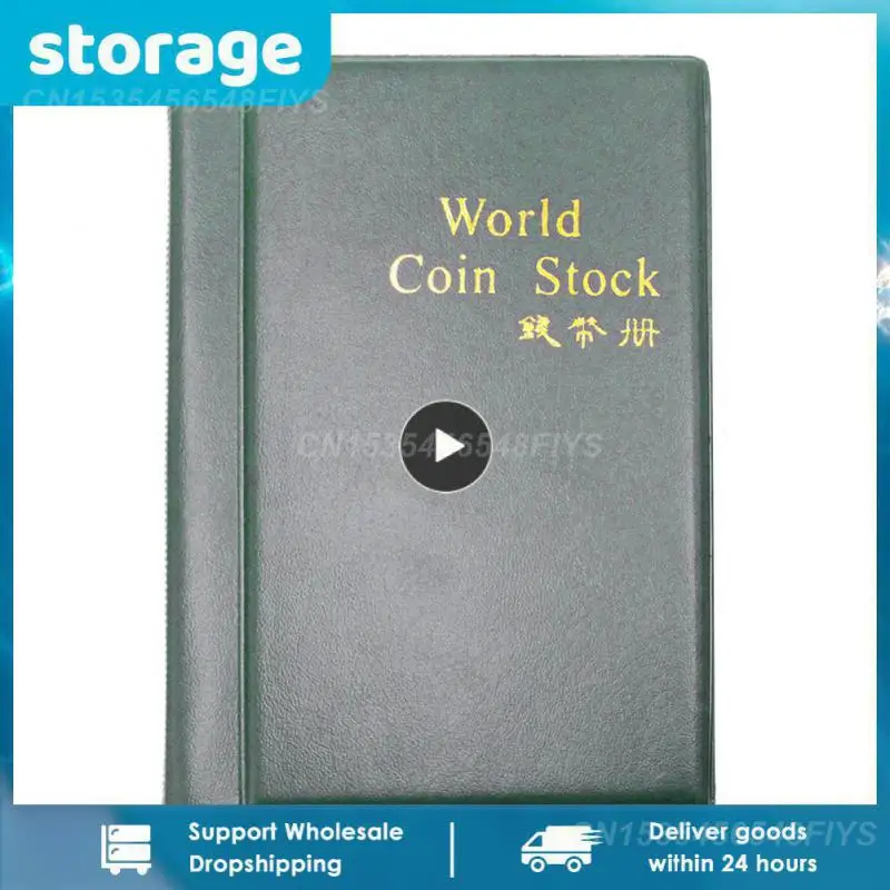 120Pockets 10 -PAGES Storage Album Zbierka kníh knihy Coin Album Držitelia zbierky knihy Zbierka mincí zo scrapbookov