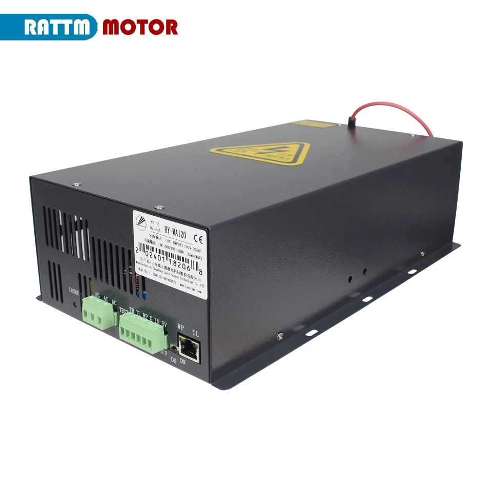 120W 180W 200 W CO2 Laserový zdroj pre CO2 laserové gravírovanie strih