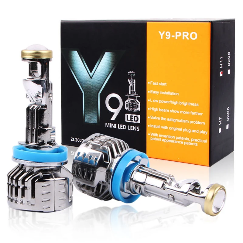 120W CANBUS H7 MINI projektor Svetlomet objektív H8 H11 9005 HB3 9006 HB4 LED AUTOMOBNÉ OBCHODNÉ AUTOMOBLE ZAMESTNANIE 6000K 12V COLING TURBO