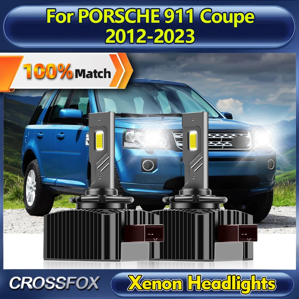 120W LED svetlomet LED žiarovka 25000 lm HID xenon Lamps 12v 6000K pre Porsche 911 Coupe 2012-2016 2017 2018 2019 2020 2021 2022 2023 2023